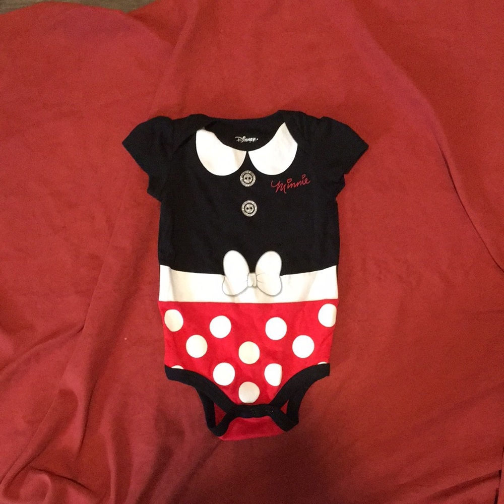 Disney Mini Mouse one piece body suit.